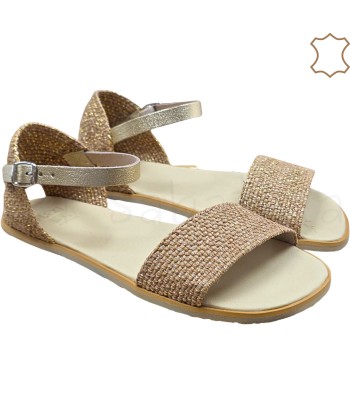 SANDALIA RUSTICA ORO CAVA -...