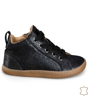 BOTIN PIEL NEGRO BRILLANTE...